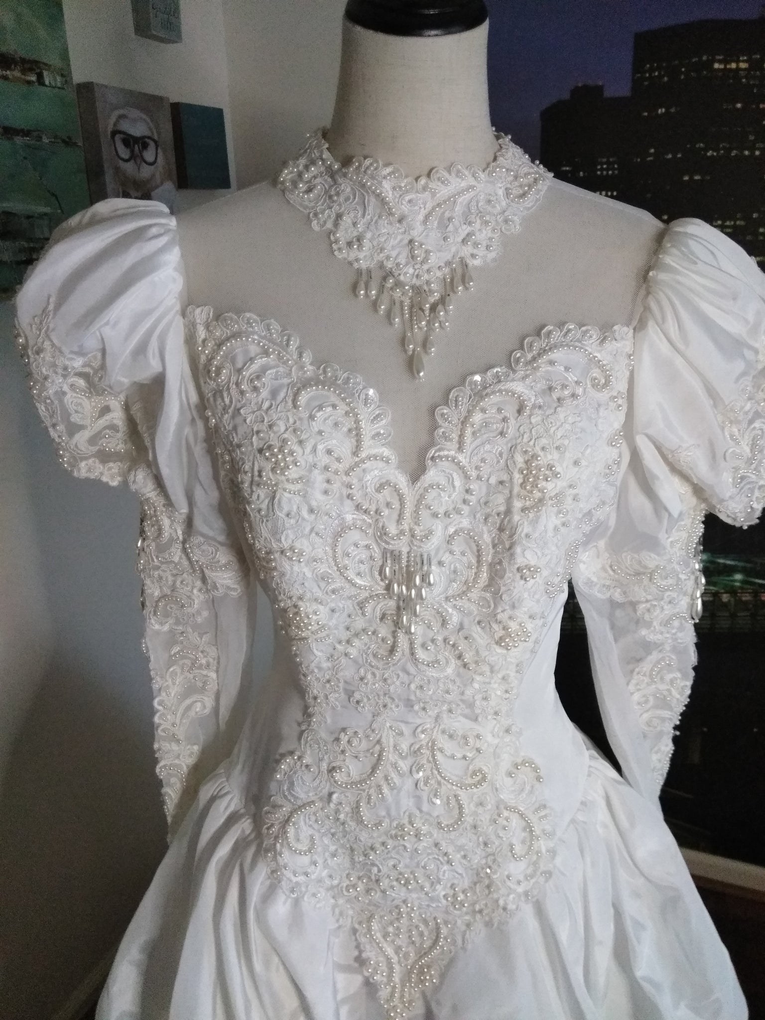90s wedding dress